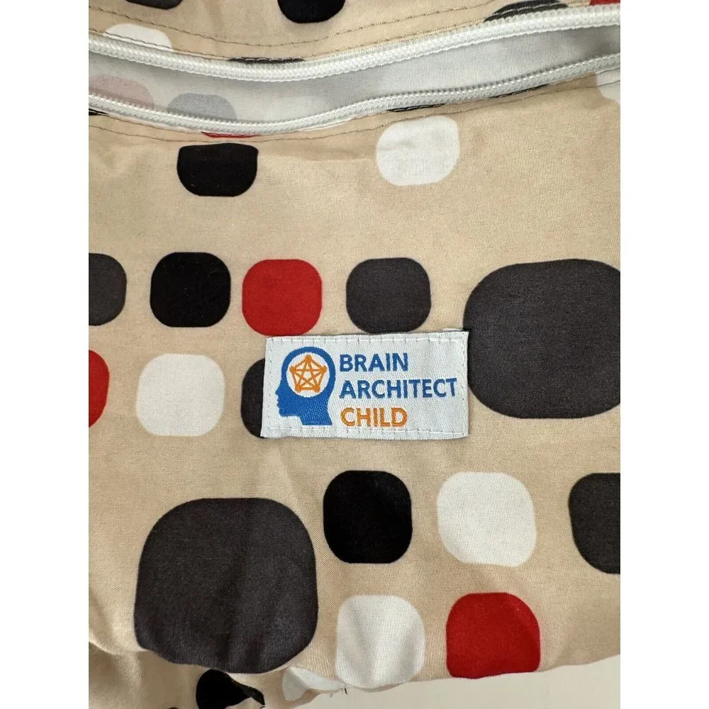 Brain Architect Child Shopping Cart Cover High Chair Cell Phone Holder Polka Dot